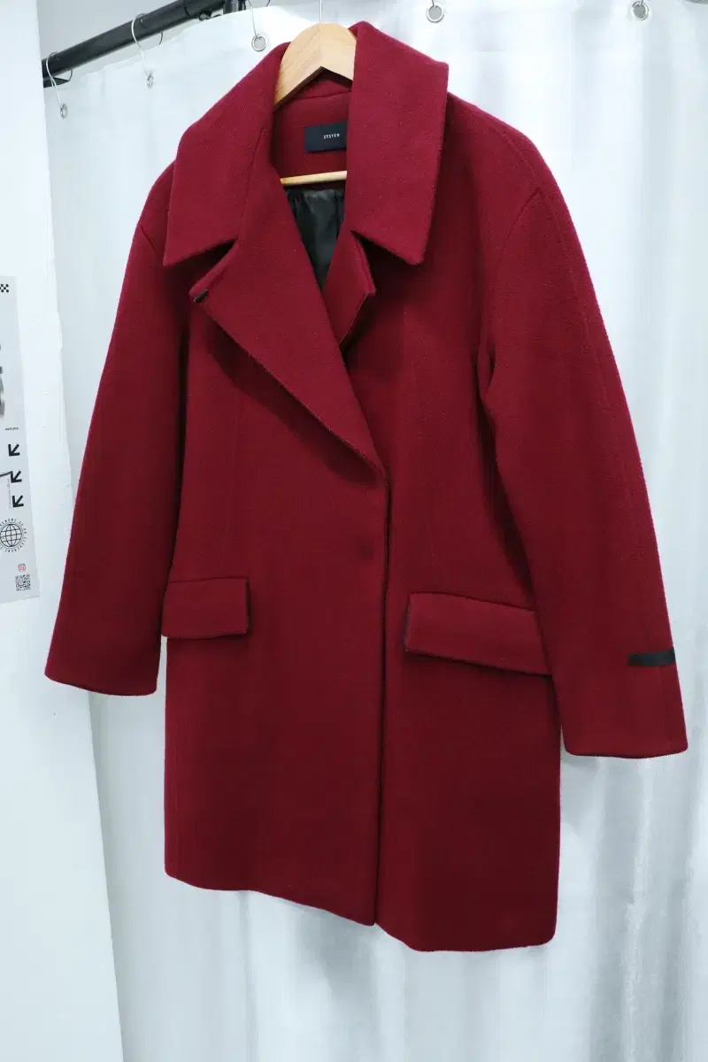 W(S) System Coat Jacket Red Wool Limited Edition-1118E