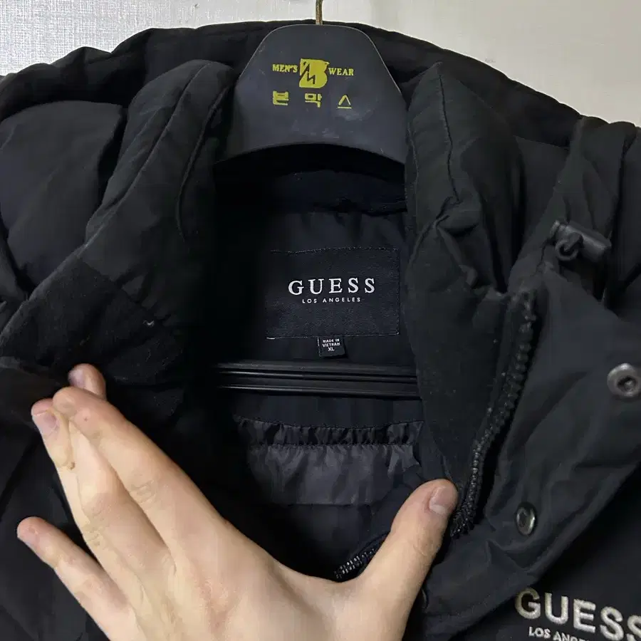 Guess 게스 남성 덕다운 패딩 점퍼 XL