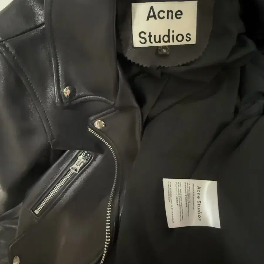 Acne Studios st.가죽자켓.레더자켓.여성자켓.m사이즈.자켓