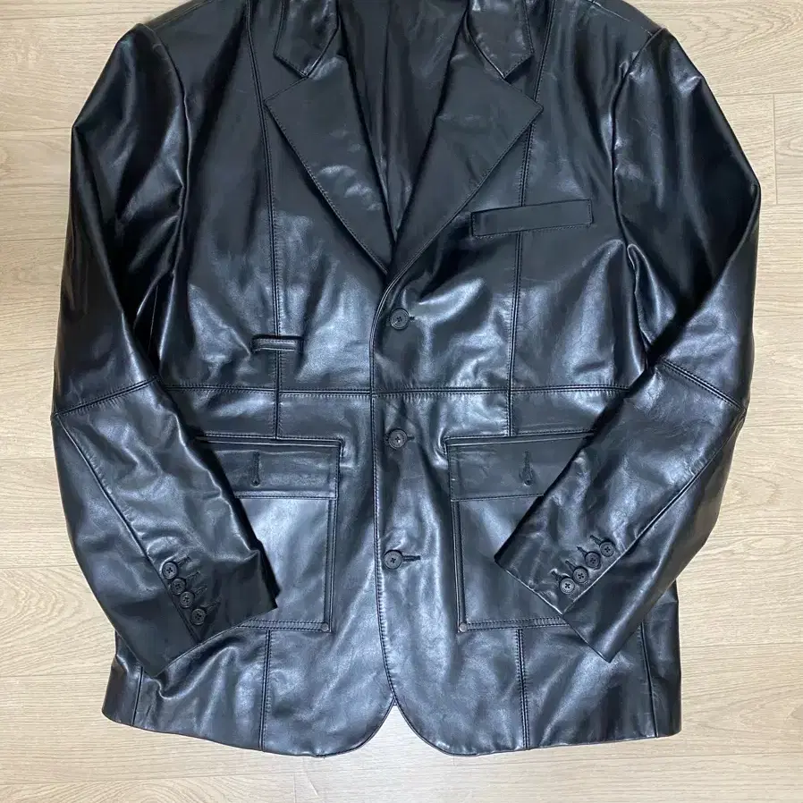 LEATHER BLAZER 루오니어 레더 블레이저