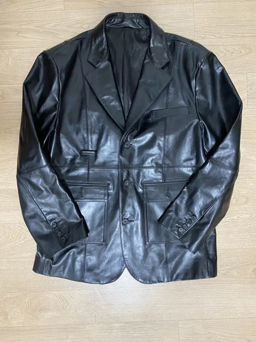 LEATHER BLAZER 루오니어 레더 블레이저