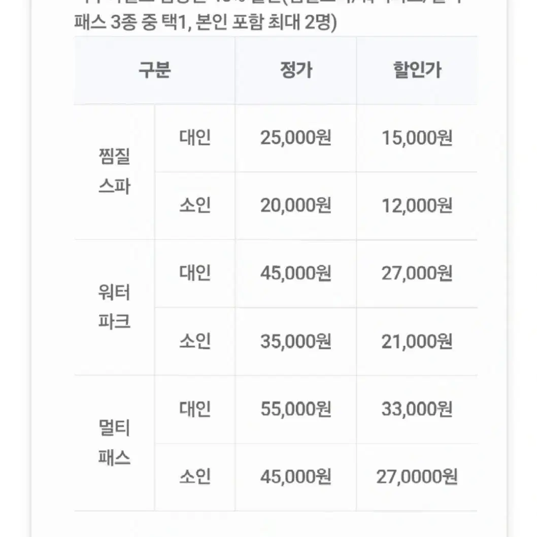 아쿠아필드 입장권 40% 할인쿠폰