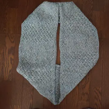 띠어리 믹스 니트 스누드