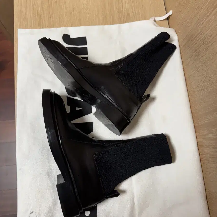 (정가 156만원) 질샌더 Jil Sander 리브드 첼시 부츠 225