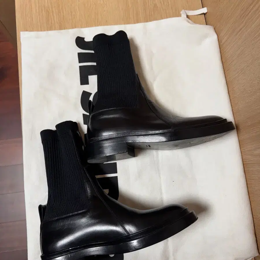 (정가 156만원) 질샌더 Jil Sander 리브드 첼시 부츠 225