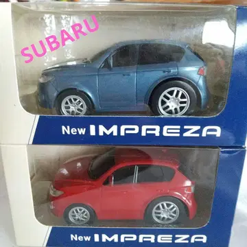 SUBARU New Impreza 풀백 미니카 2대 세트