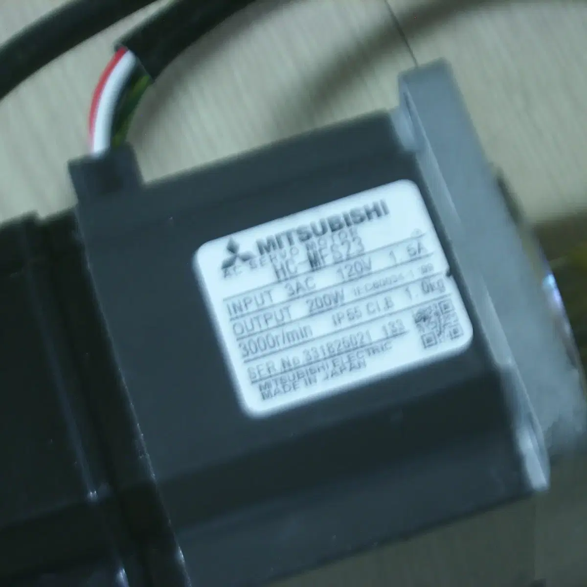 서보모터 AC SERVO MOTOR MITSUBISHI