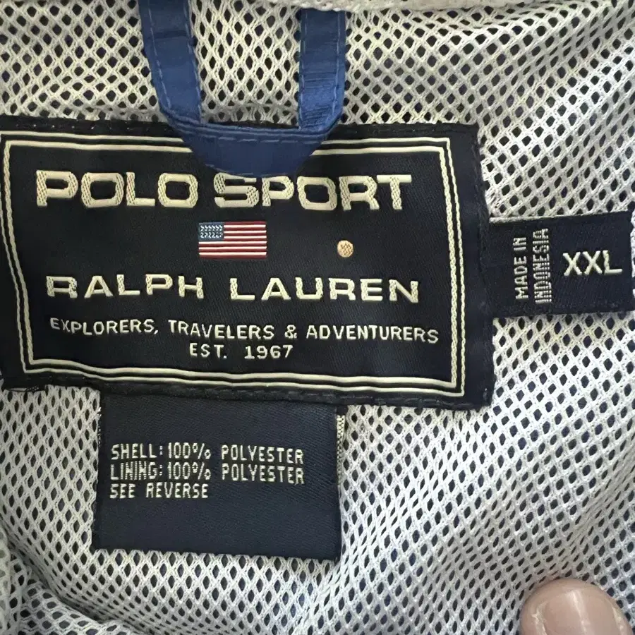 POLO SPORTS 반집업 아노락 XXL