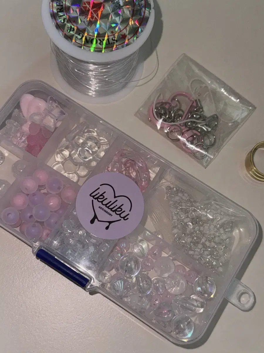 Beads keyring making set