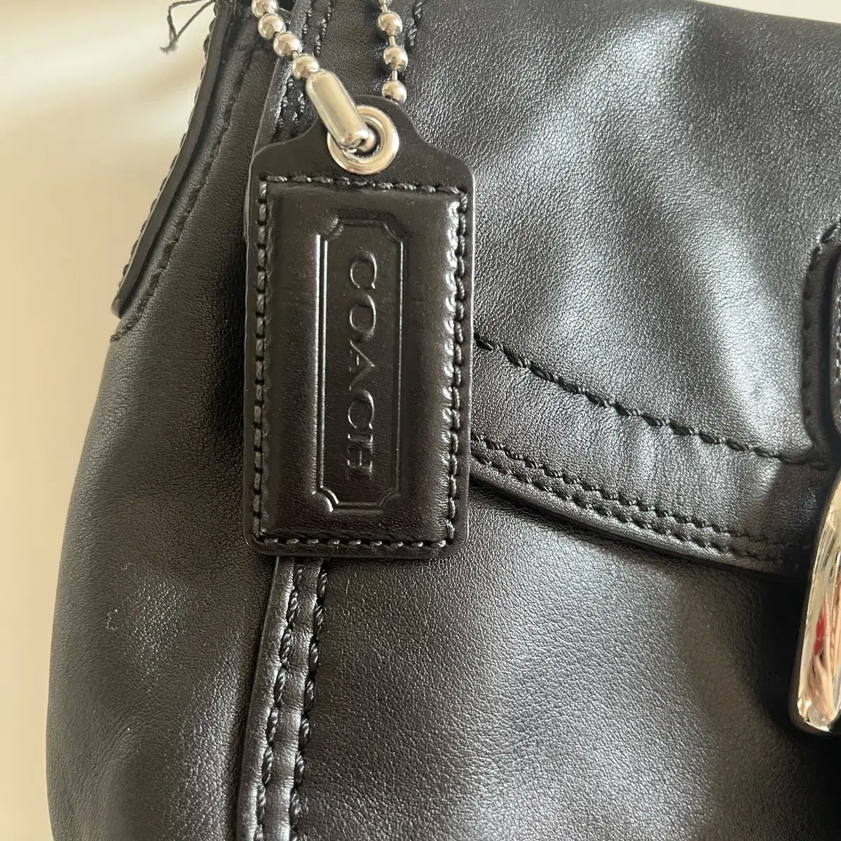 올드코치 00's Leather Baguette Shoulder Bag