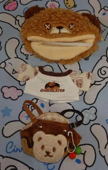 무속성 봉제 인형 10cm 의류