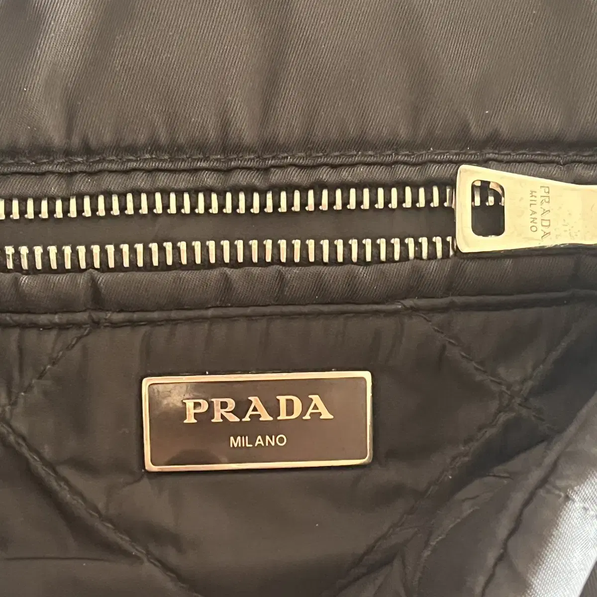 PRADA nylon chain shoulder bag