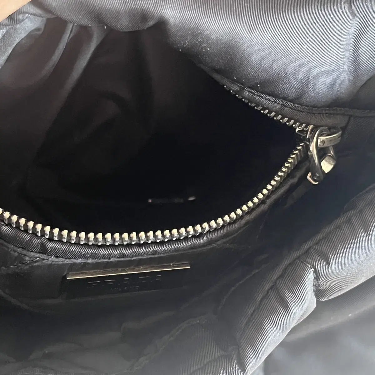 PRADA nylon chain shoulder bag