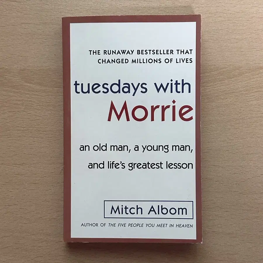 Tuesdays with morrie