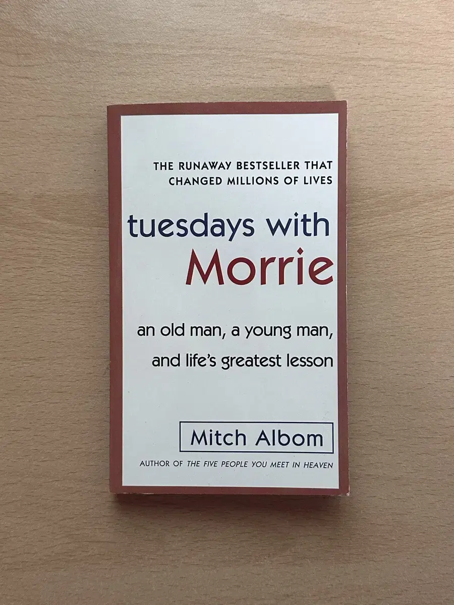 Tuesdays with morrie