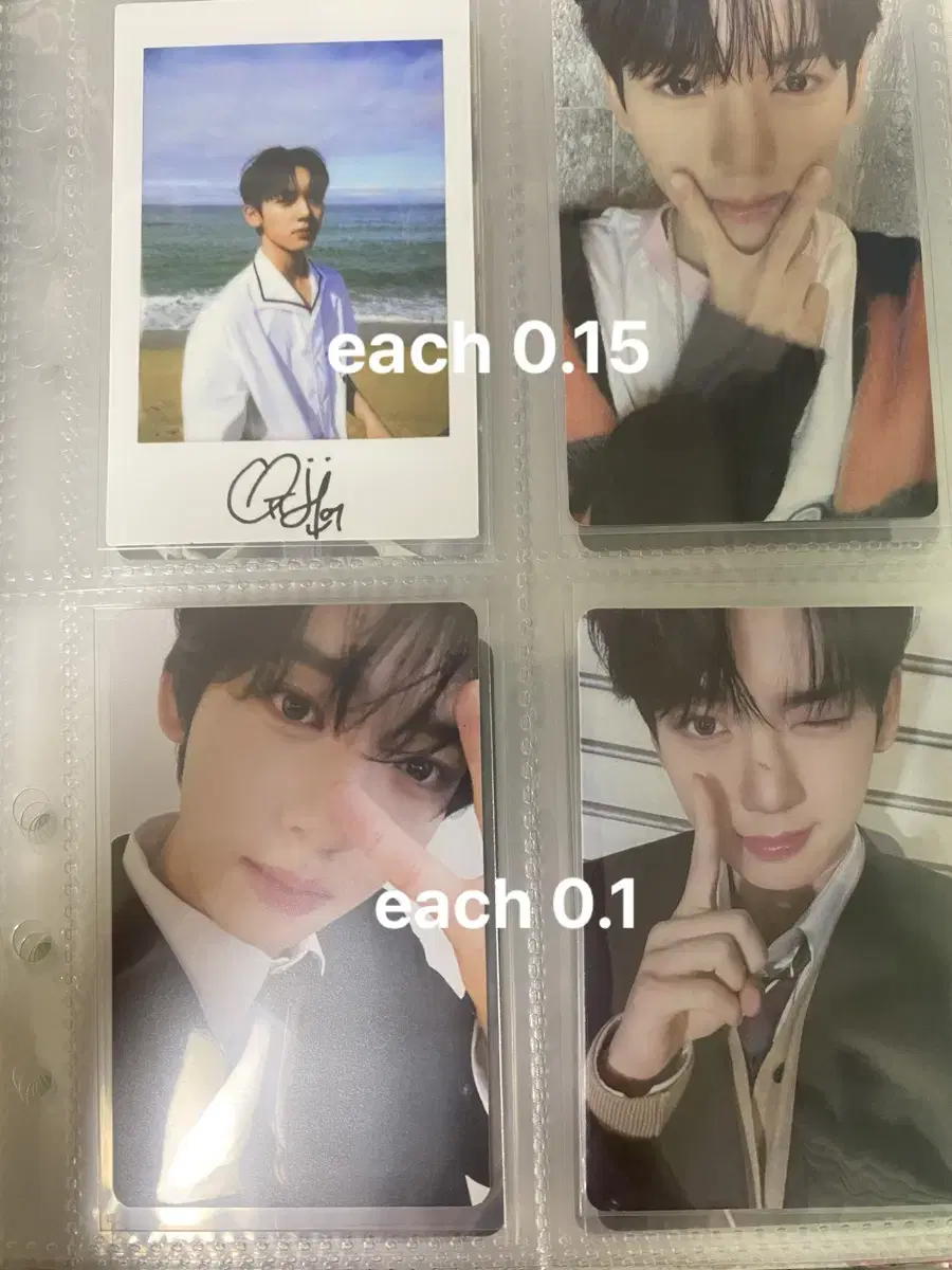 photocard wts zb1 han yujin park gunwook kim jiwoong 단체 클린