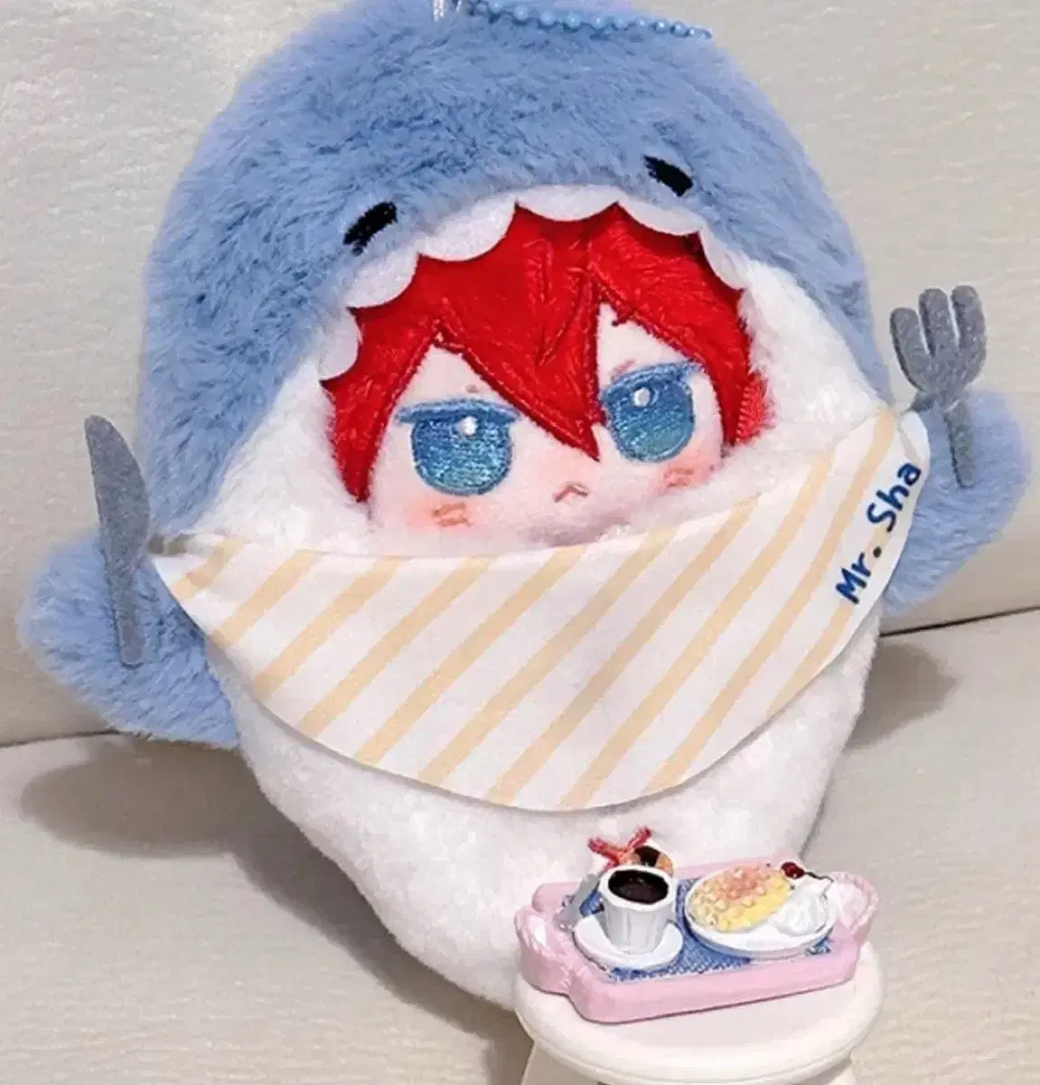 Non-sexuality 10cm-long shark doll clothes