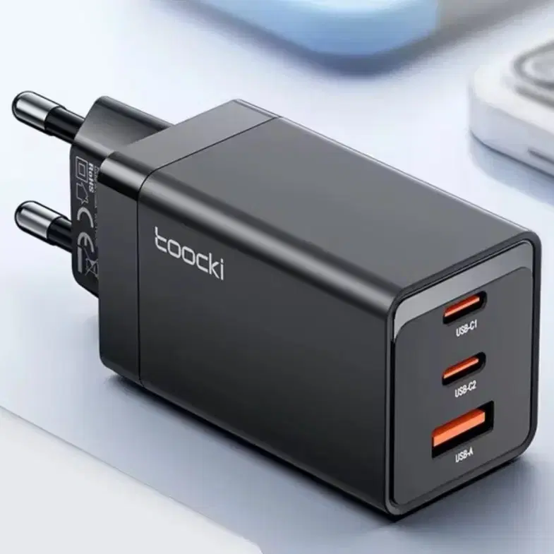 Toocki GaN USB C 타입 고속 충전기 67W 3개 충전포트 새