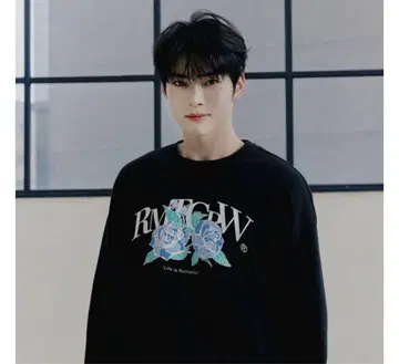 (트레이딩 카드 포함) ZB1 한빈 착용 트레이닝복 M 로맨틱크라운제베원