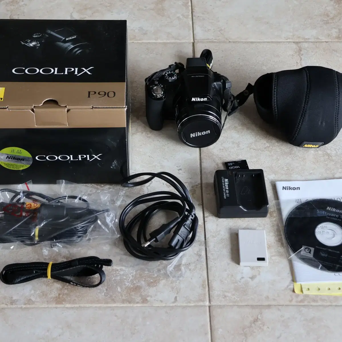 [하이엔드디카] 니콘 CoolPix P90 광학24x줌 풀박스A급