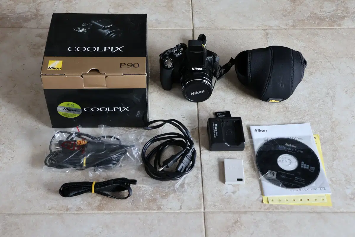 [하이엔드디카] 니콘 CoolPix P90 광학24x줌 풀박스A급