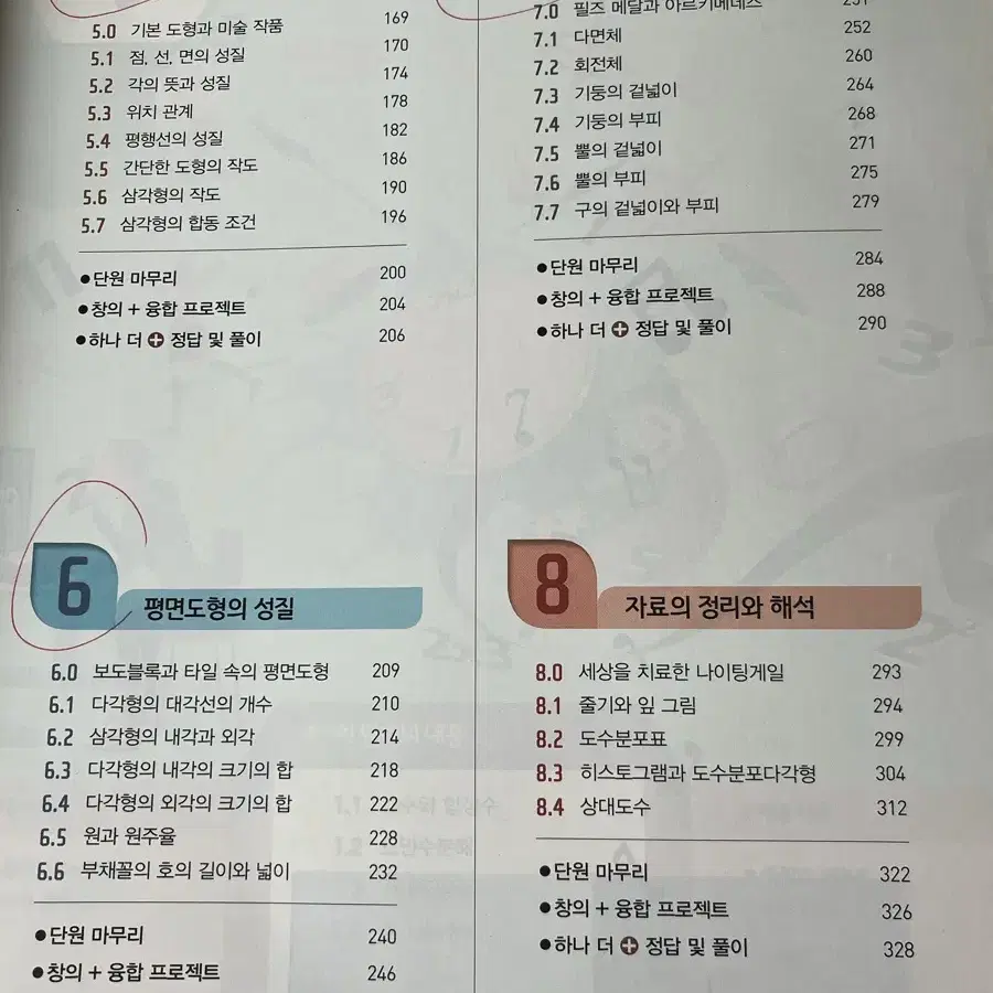 중학교1학년 수학 자습서