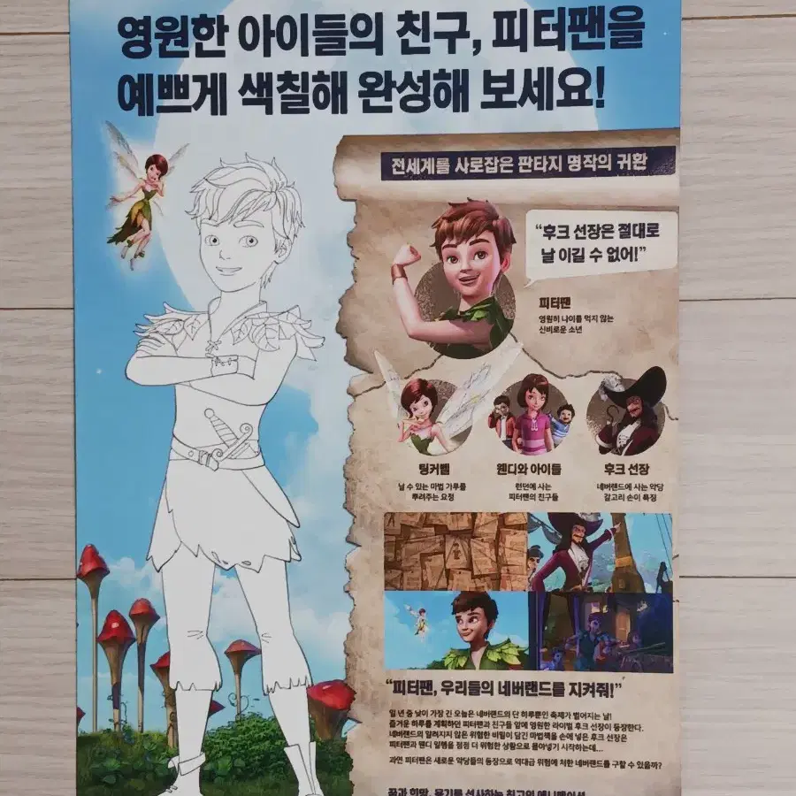 피터팬:후크선장과결투의날(2019년)전단지