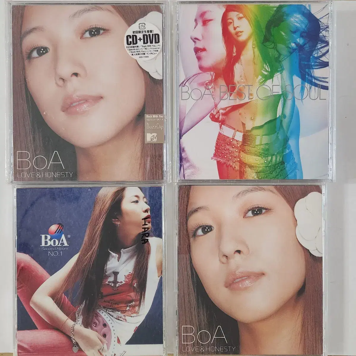 Boa(보아) 일본 한정반 CD&DVD 모음4 (26장)