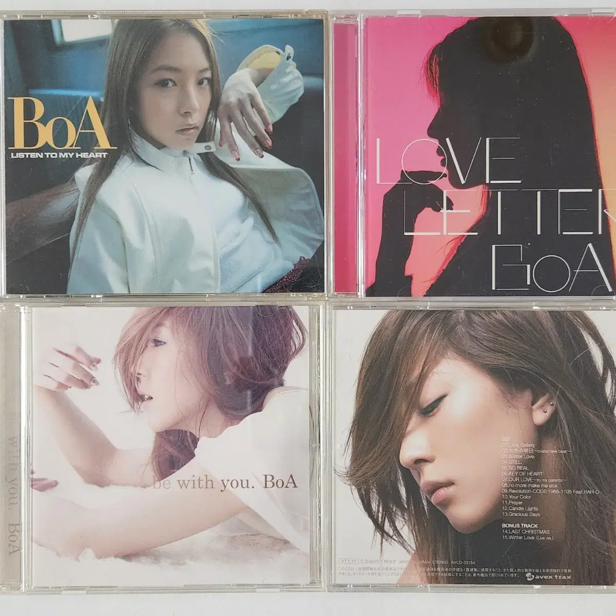 Boa(보아) 일본 한정반 CD&DVD 모음4 (26장)