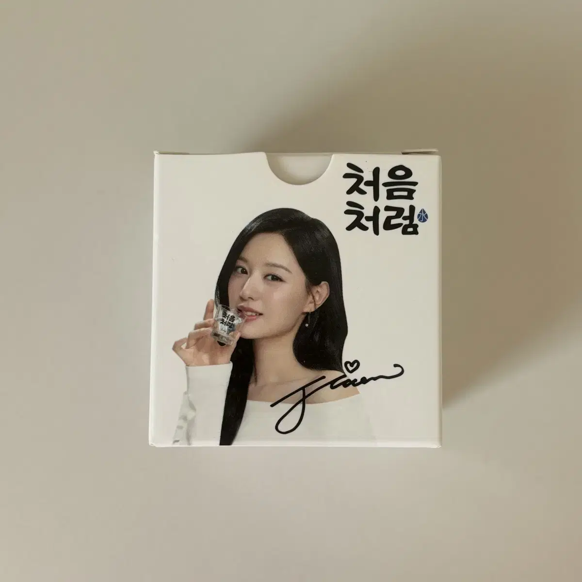 Photo autograph of Kim Jiwon