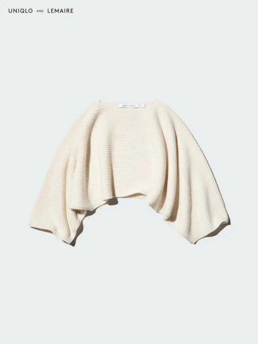 UNIQLO x LEMAIRE Lamb Cropped Sweater Knit White