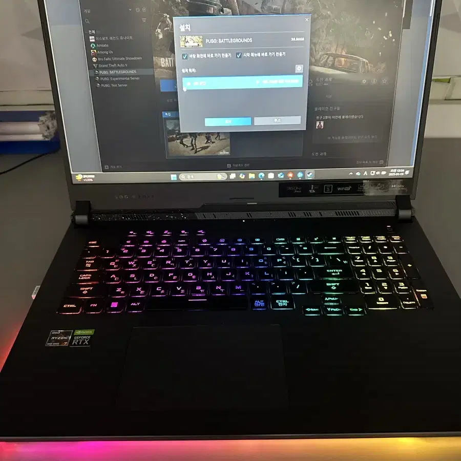 ASUS ROG STRIX G713RM 360hz 노트북