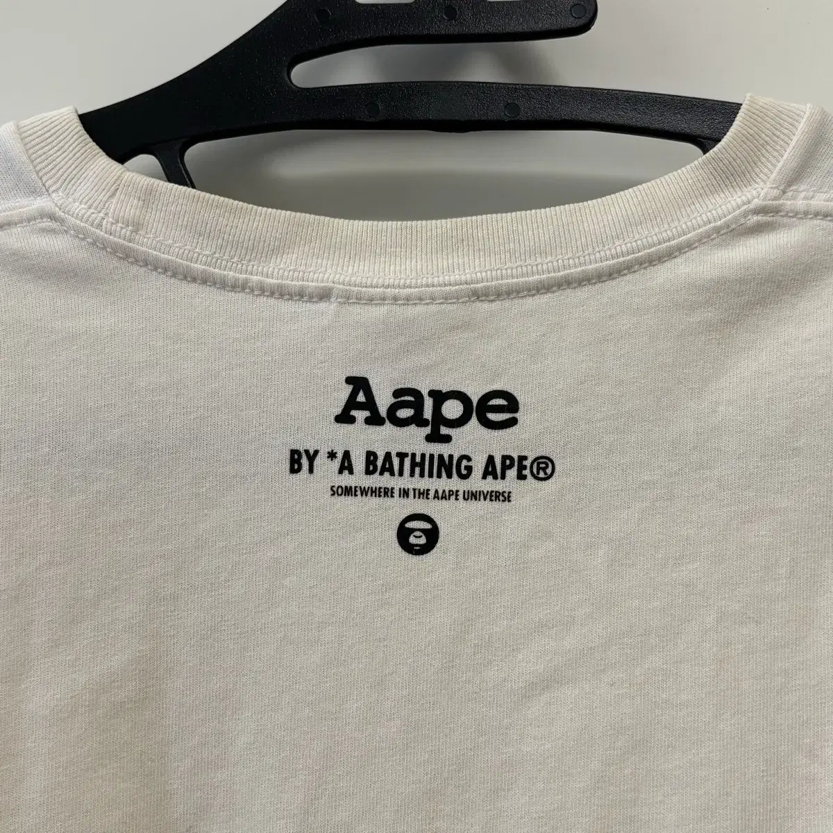 베이프 AAPE 반팔 티셔츠 화이트