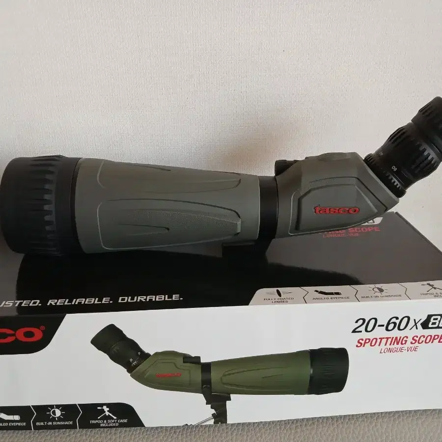 TASCO 필드스코프 필드스코프 망원경 쌍안경 80mm 대구경