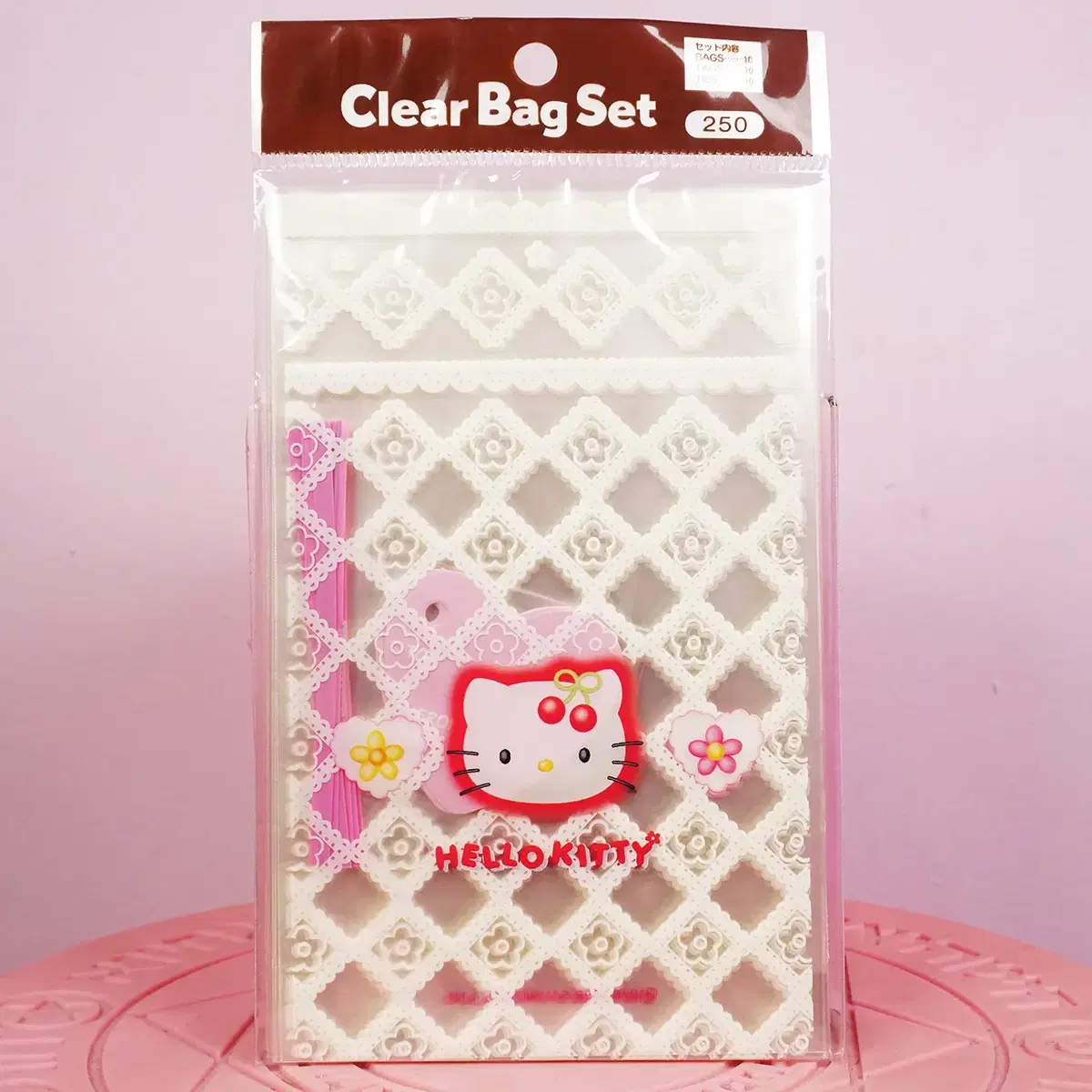 Set of 10 sealed Sanrio Hello Kitty Clear Bag Races Goods