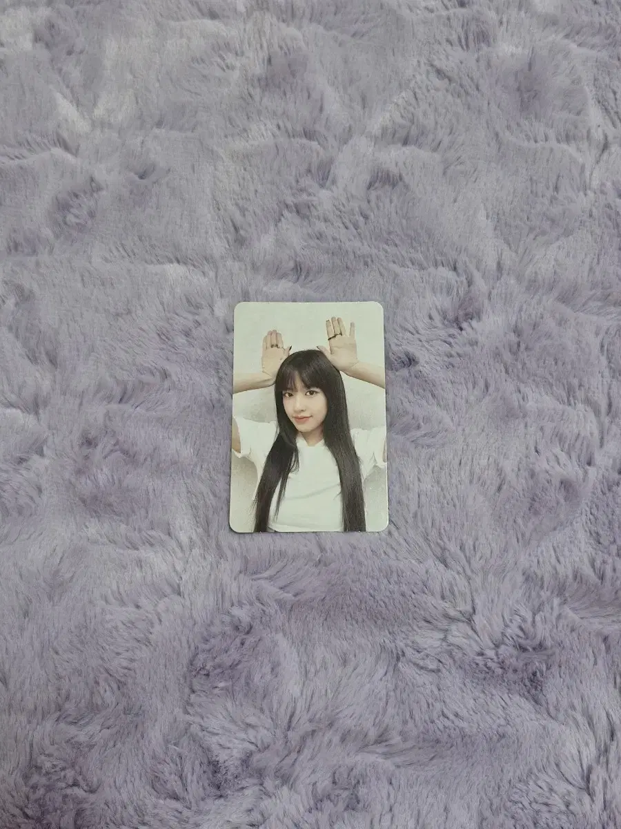 ive ahn yujin ihave i.m kitsch special album rabbit ears double-sided photocard wts