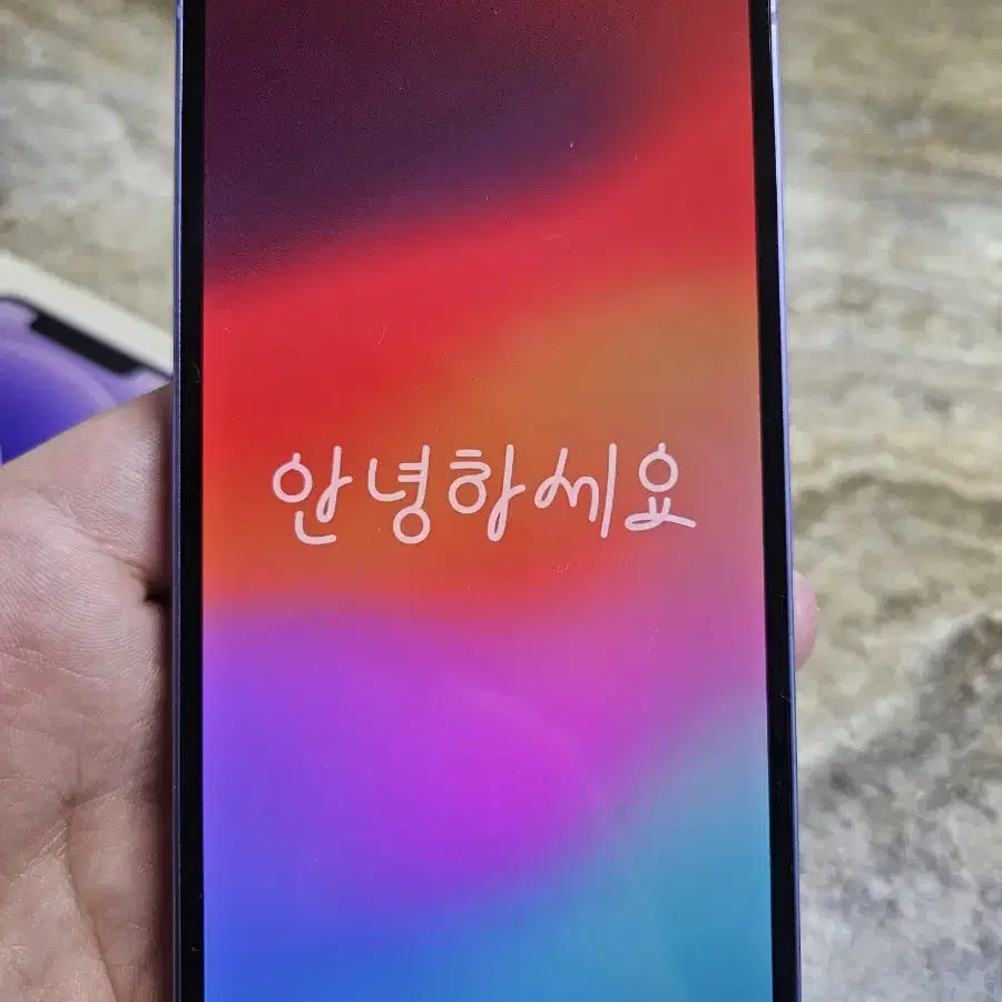 아이폰 12, 퍼플(Purple), 128GB 판매합니다.