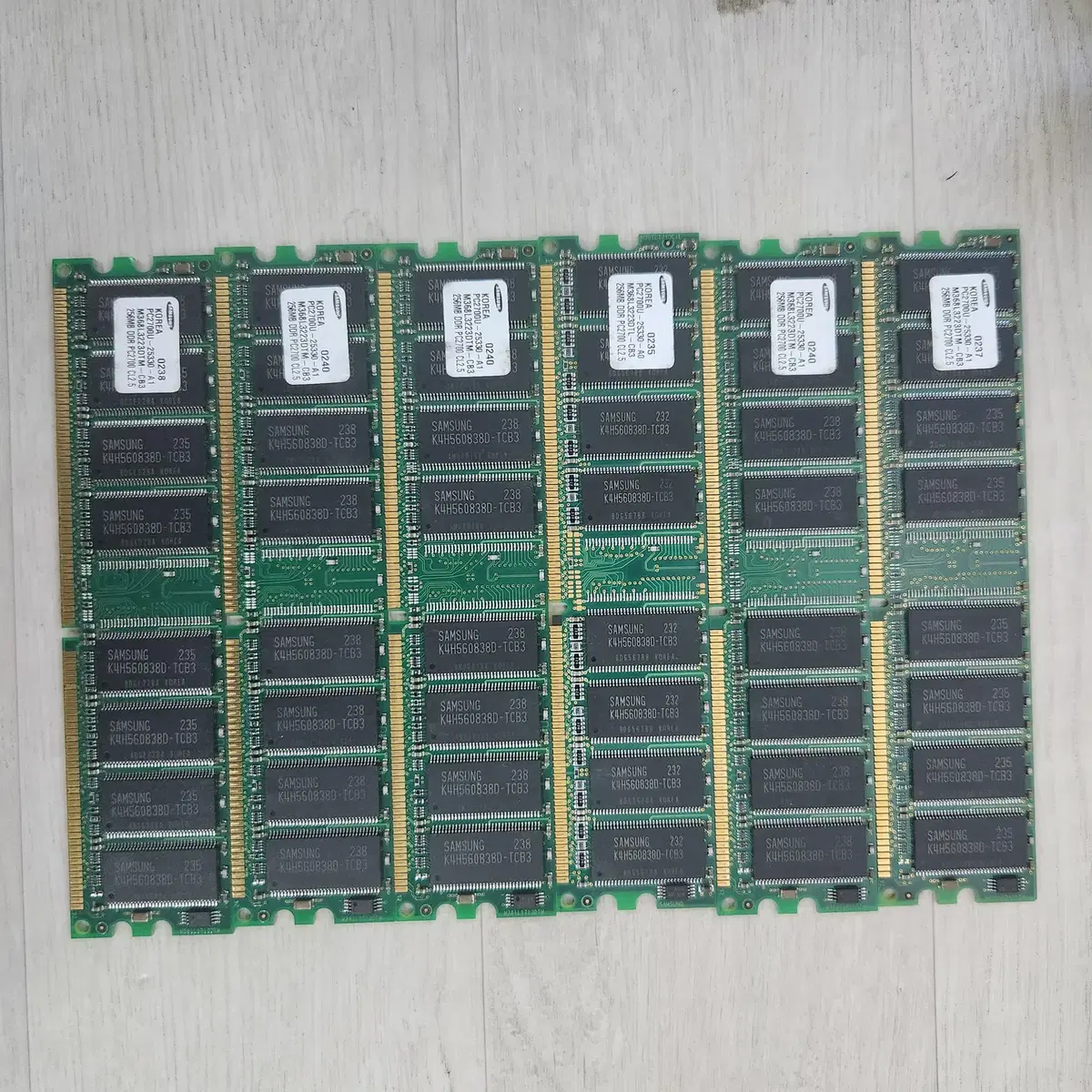 DDR 램 PC2100 PC2700 PC3200 킹스톤 ValueRAM