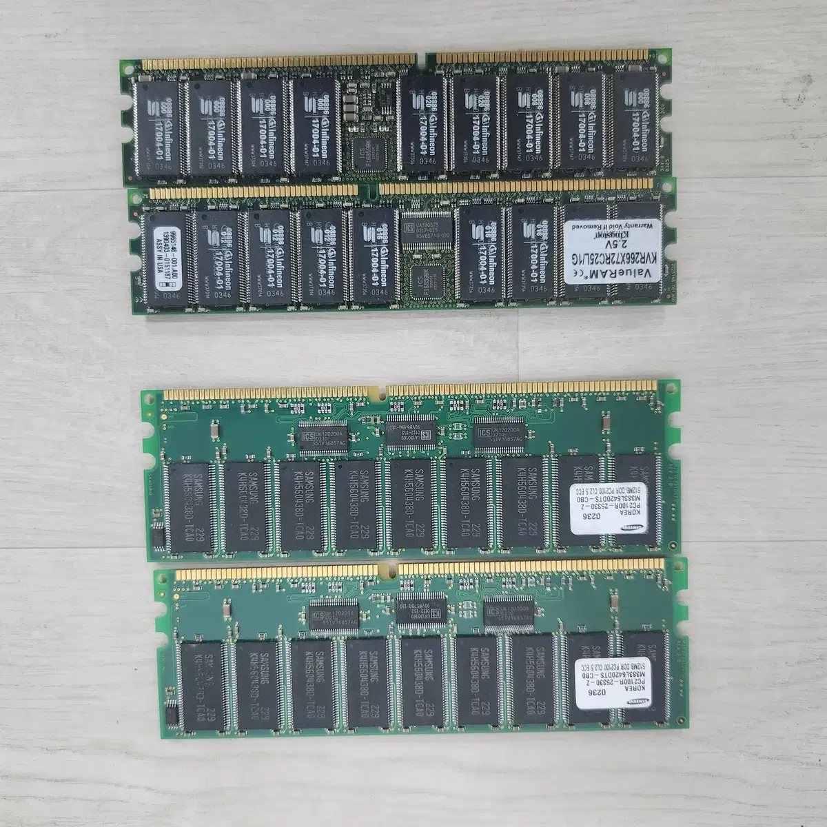 DDR 램 PC2100 PC2700 PC3200 킹스톤 ValueRAM