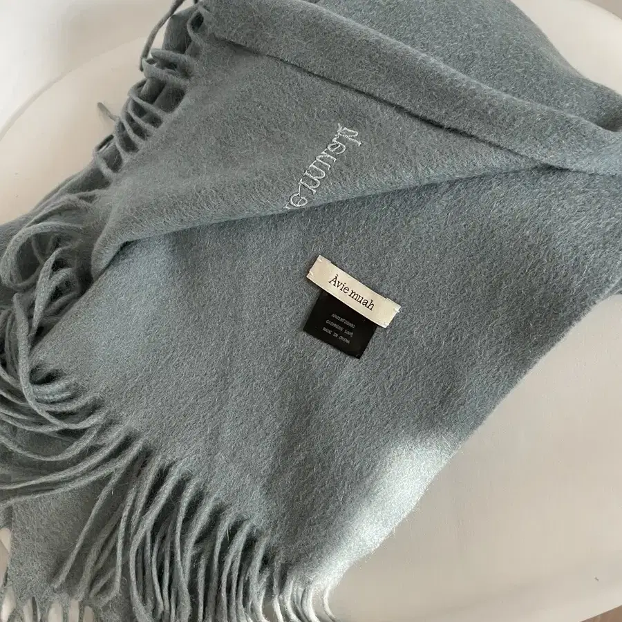 아비에무아 pure cashmere scarf oceanic 머플러