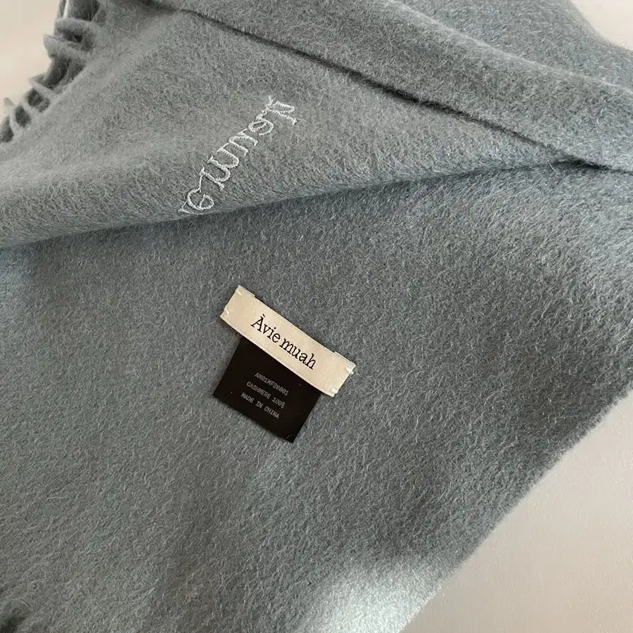 아비에무아 pure cashmere scarf oceanic 머플러