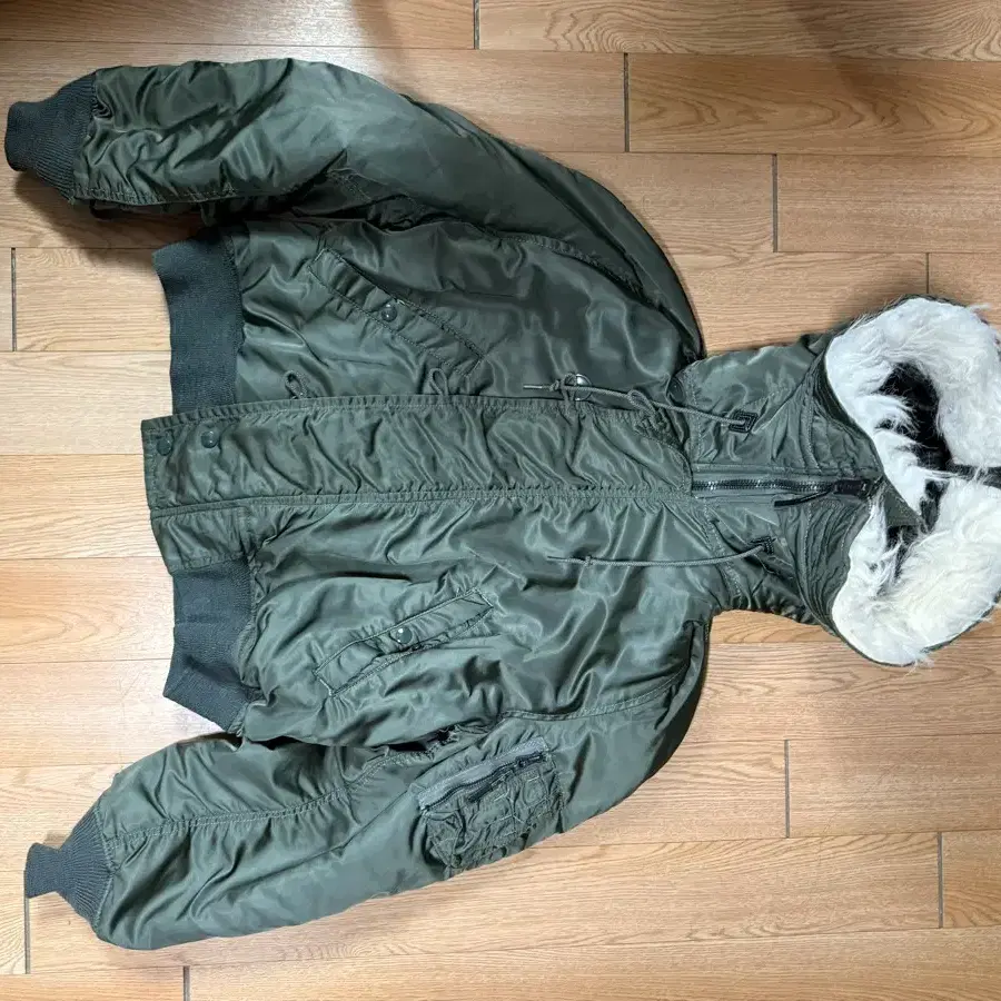 (L) 1980's U.S. Air Force N-2B Parka