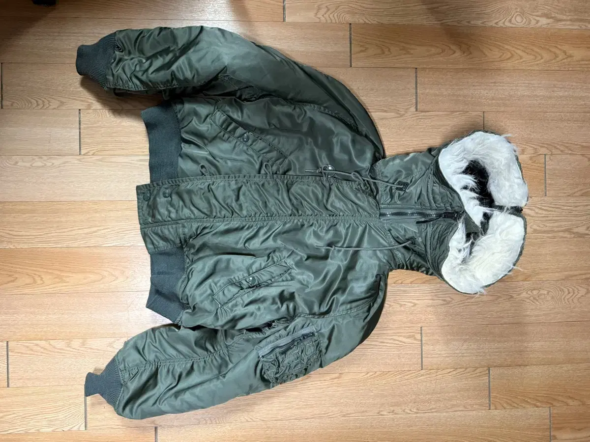 (L) 1980's U.S. Air Force N-2B Parka