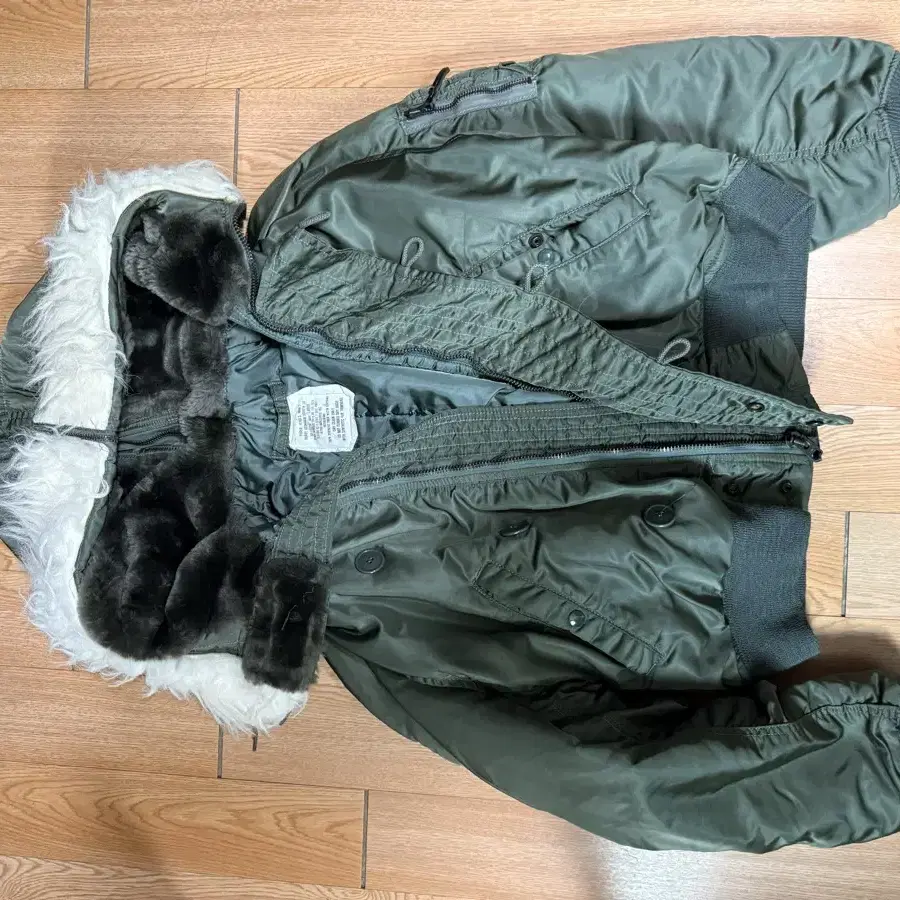 (L) 1980's U.S. Air Force N-2B Parka