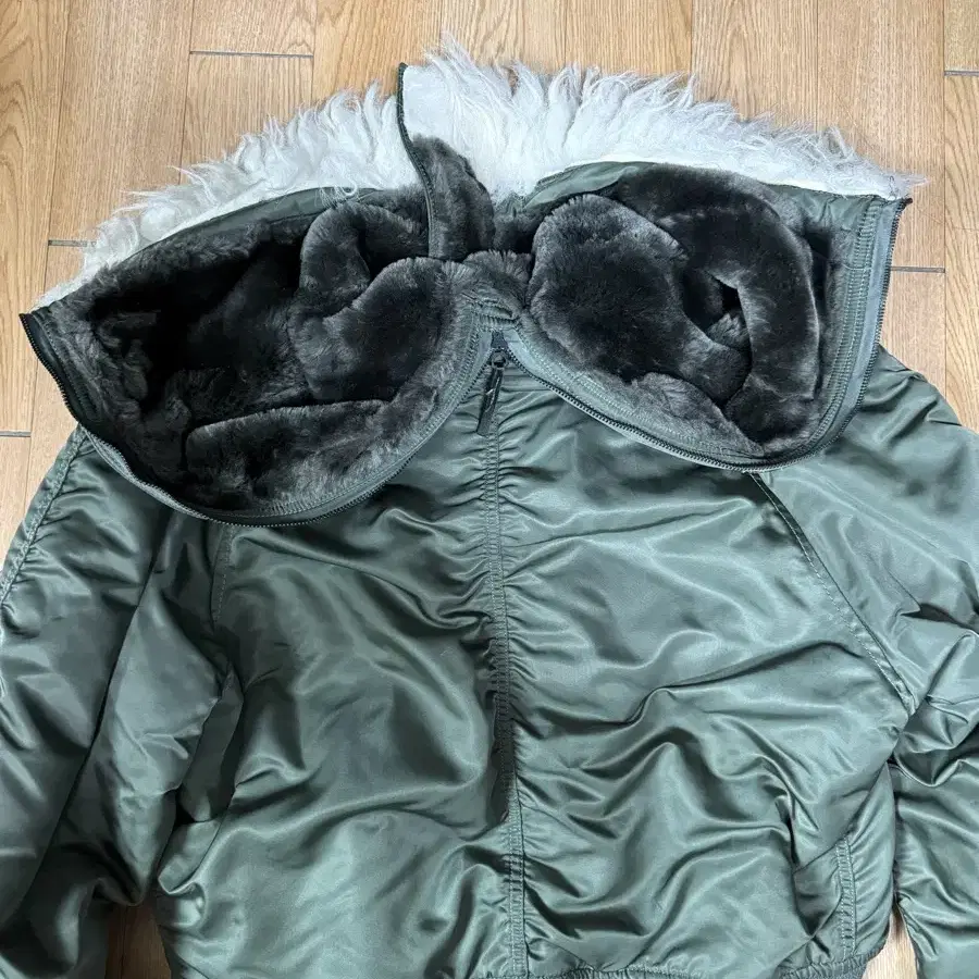 (L) 1980's U.S. Air Force N-2B Parka