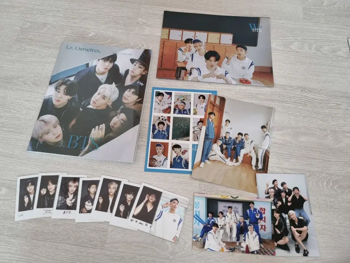 Bangtan WE pictorial group photobook with full box photocard 