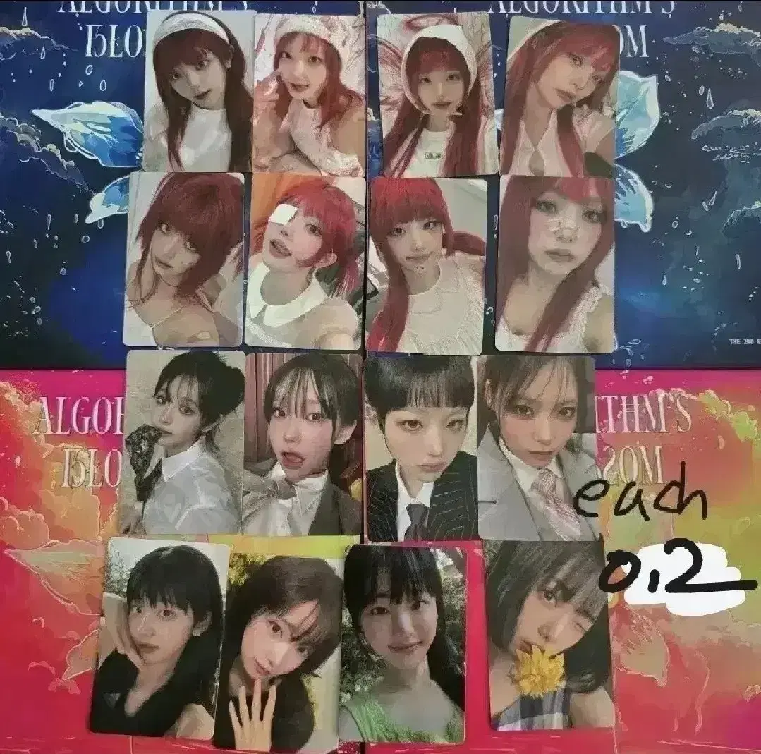 Service) QWER photocard Algorithm Photo Card Printing kard Chodan Magenta hina Siyeon