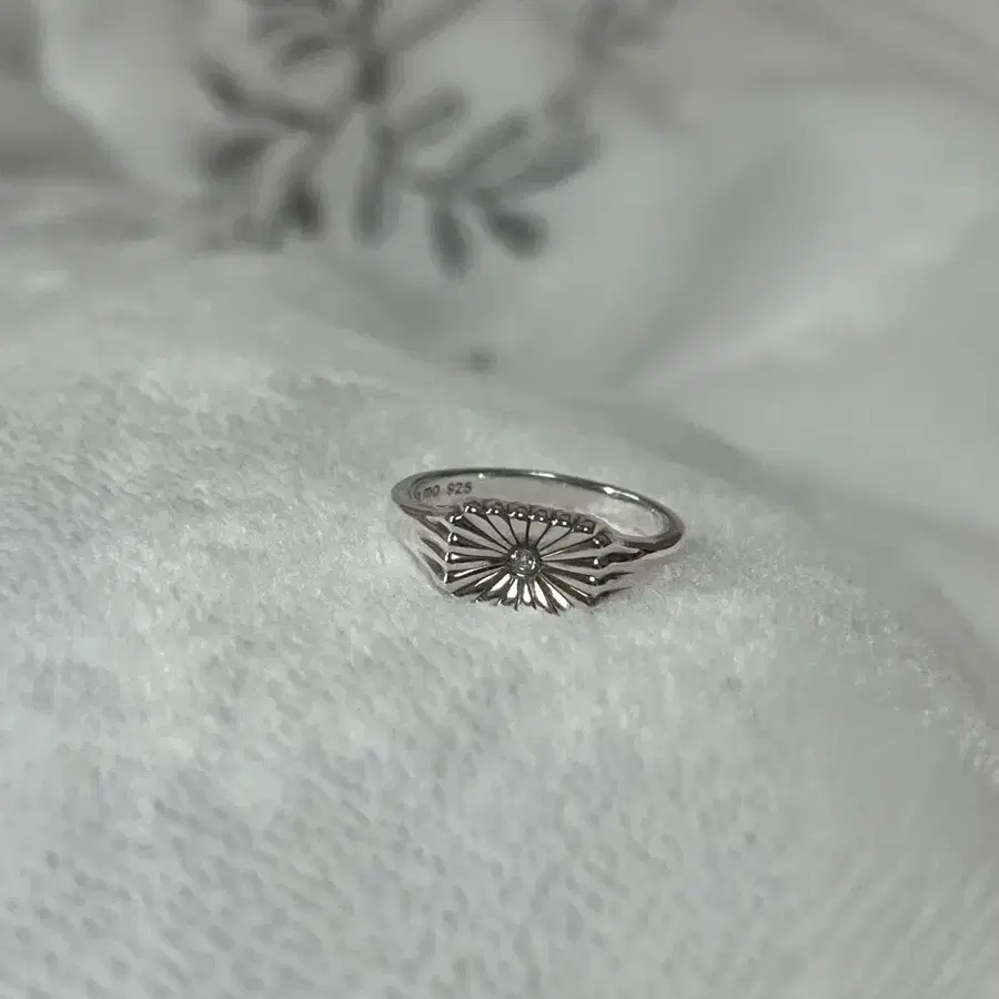 정가85000 mamo moissanite flower ring 실버반지