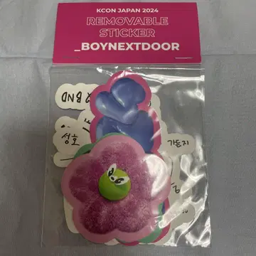 boynextdoor kcon 친필 사인 스티커