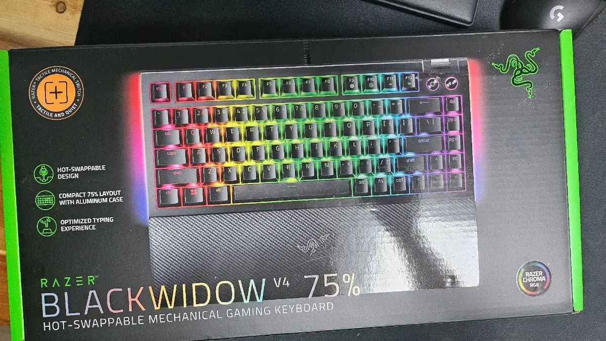 레이저 블랙위도우v4 75% Razer Blackwidow v4 75%